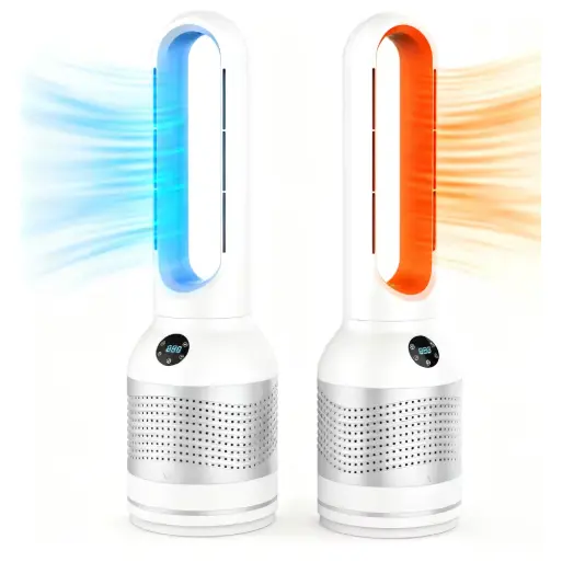 3-in-1 flügelloser Ventilator, Luftkühler, Heizung und Luftreiniger